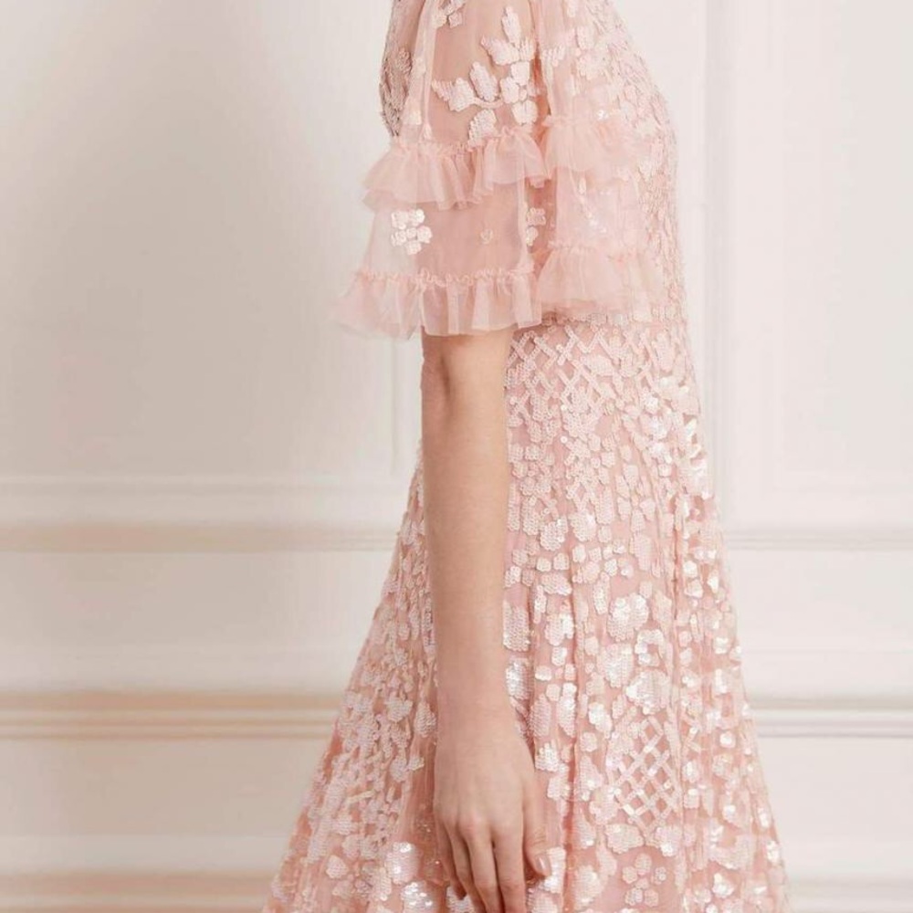NWOT The Aurelia Dress in Pink Icing by Needle & Thread